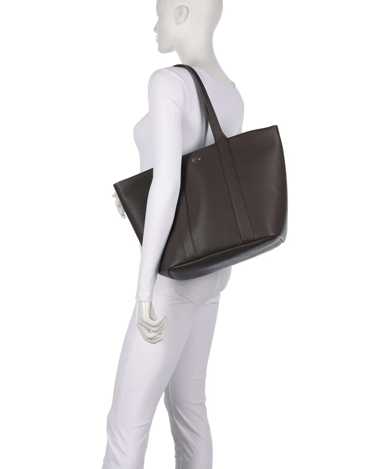 Lacoste Authentic Shopper dark brown