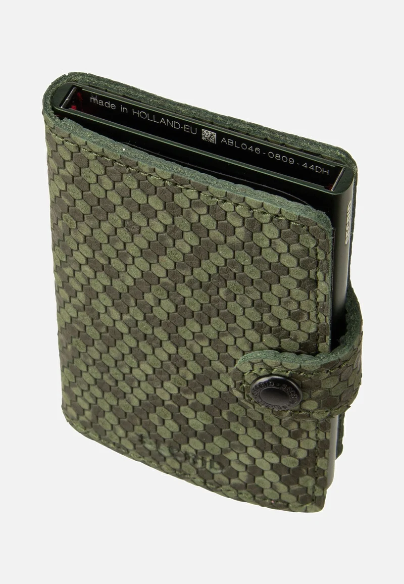 Miniwallet Hexagon Green - Portemonnaie