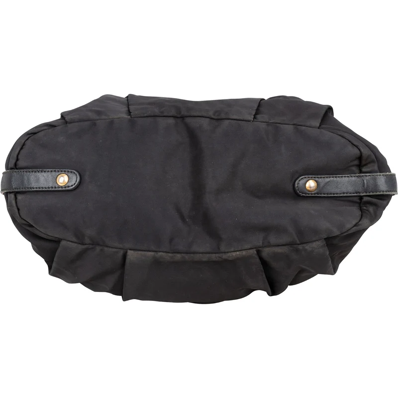 Prada Black Nylon Logo Handbag