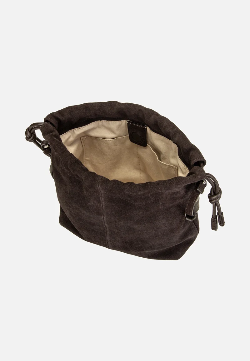 Lya II Hobo S Hydro Suede Deep Soil - Bucket Bag