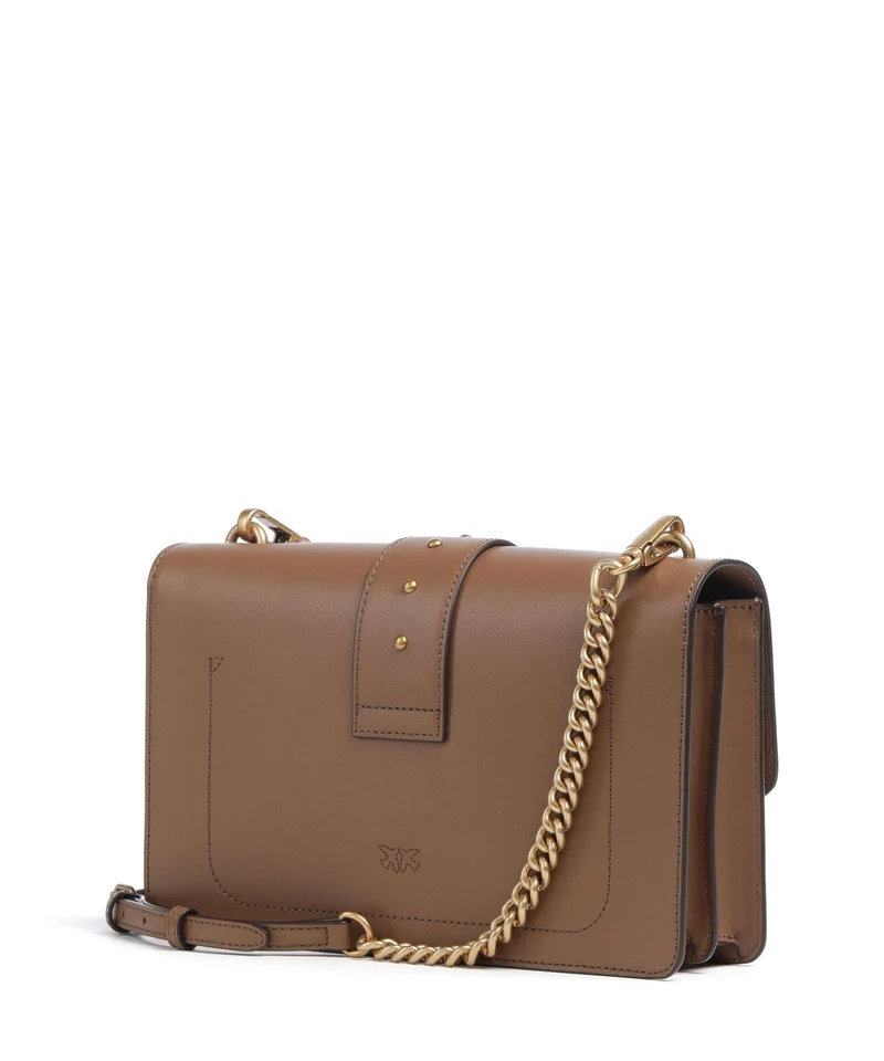 Pinko Love One Classic Umhängetasche marrone cognac/antique gold