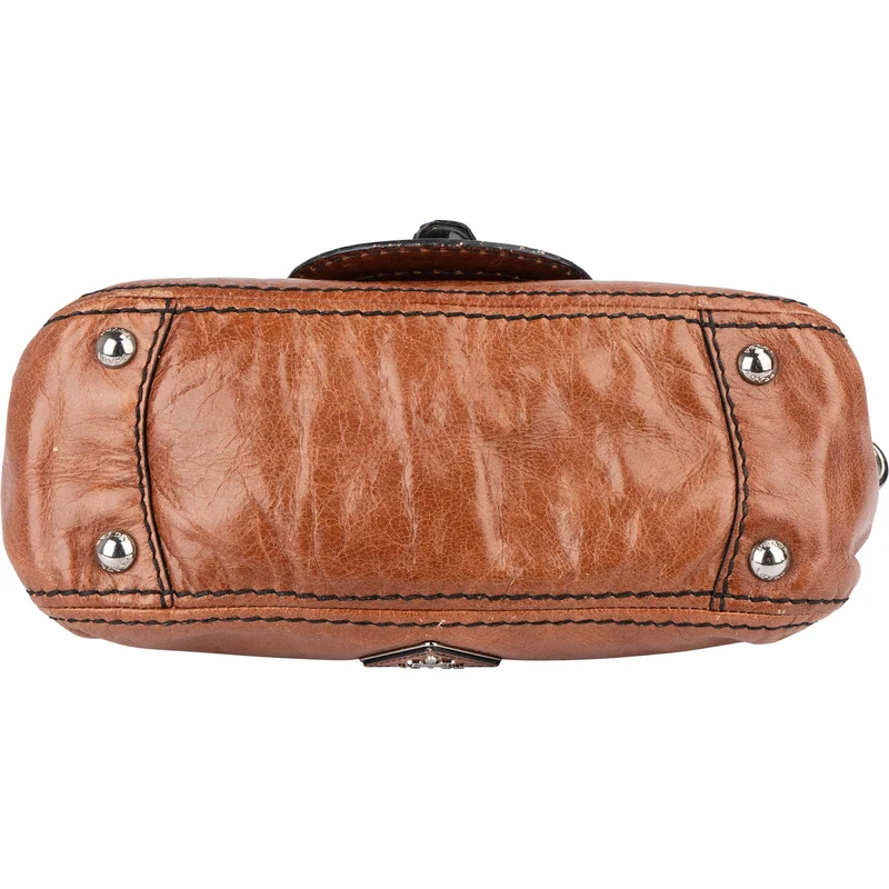 Prada Vitello Antic Chain Shoulder Bag