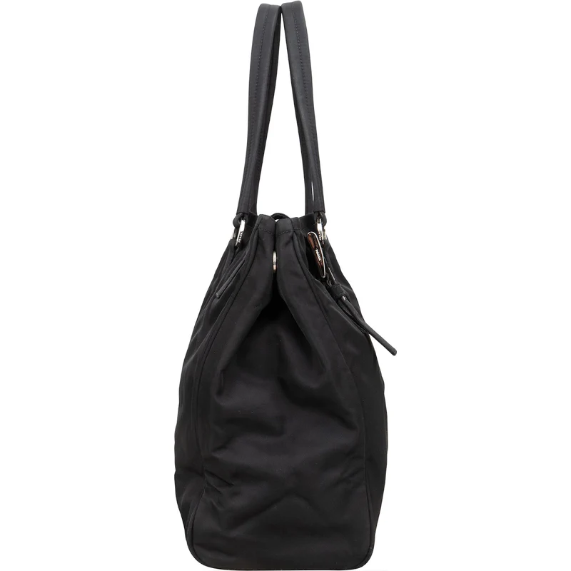 Prada Nylon Triangle Tote Handbag