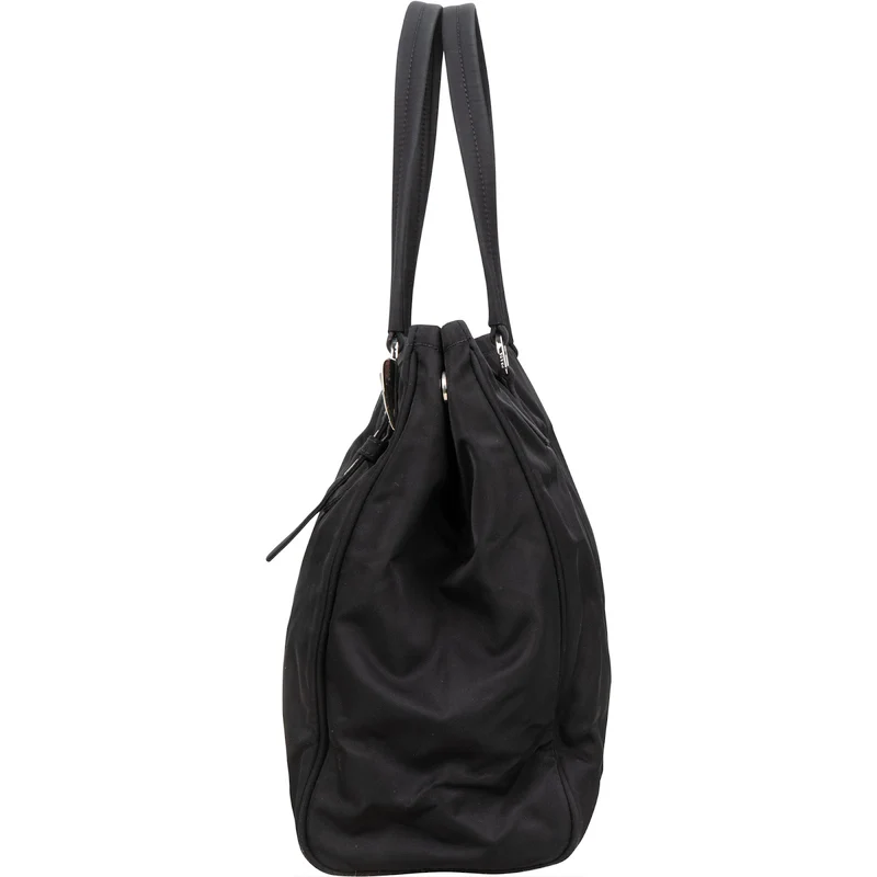 Prada Nylon Triangle Tote Handbag