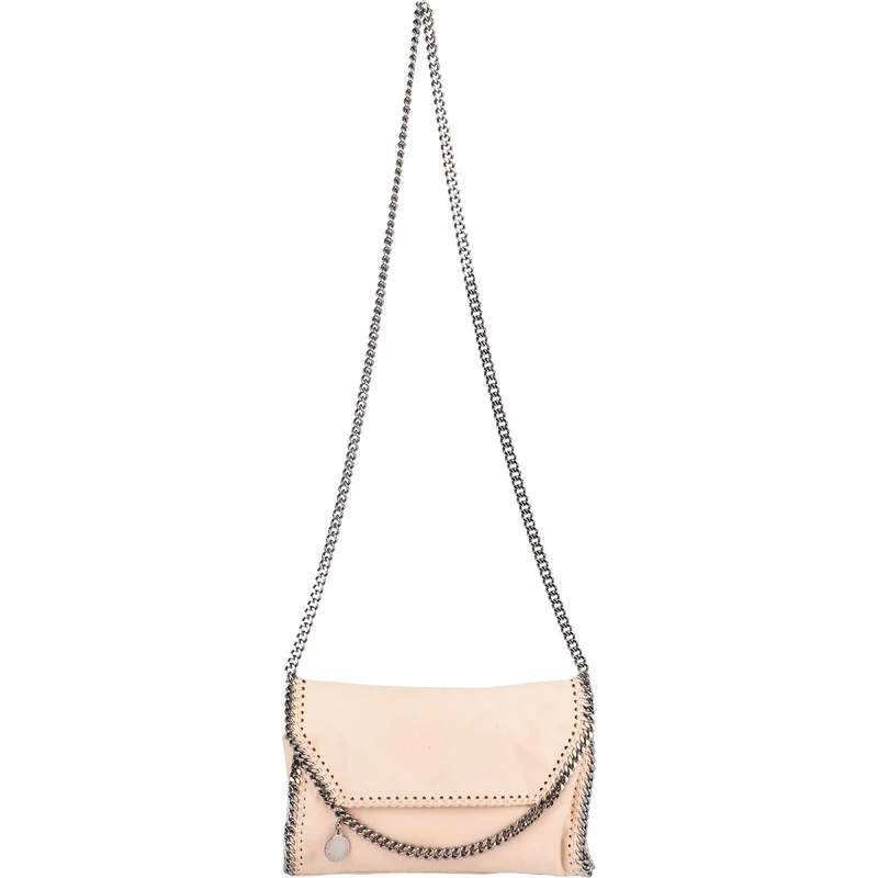 Stella McCartney Shaggy Falabella Fold Over Clutch Crossbody bag