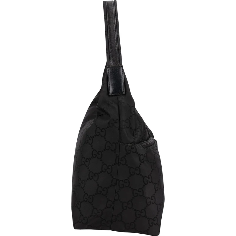 Gucci Monogram GG Canvas Twin Pocket Hobo Shoulder Bag