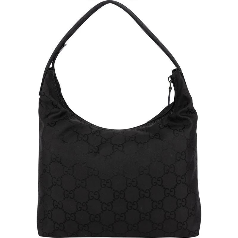 Gucci Monogram GG Canvas Twin Pocket Hobo Shoulder Bag