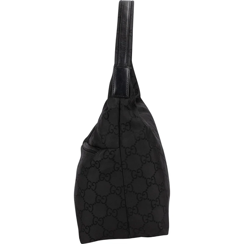 Gucci Monogram GG Canvas Twin Pocket Hobo Shoulder Bag