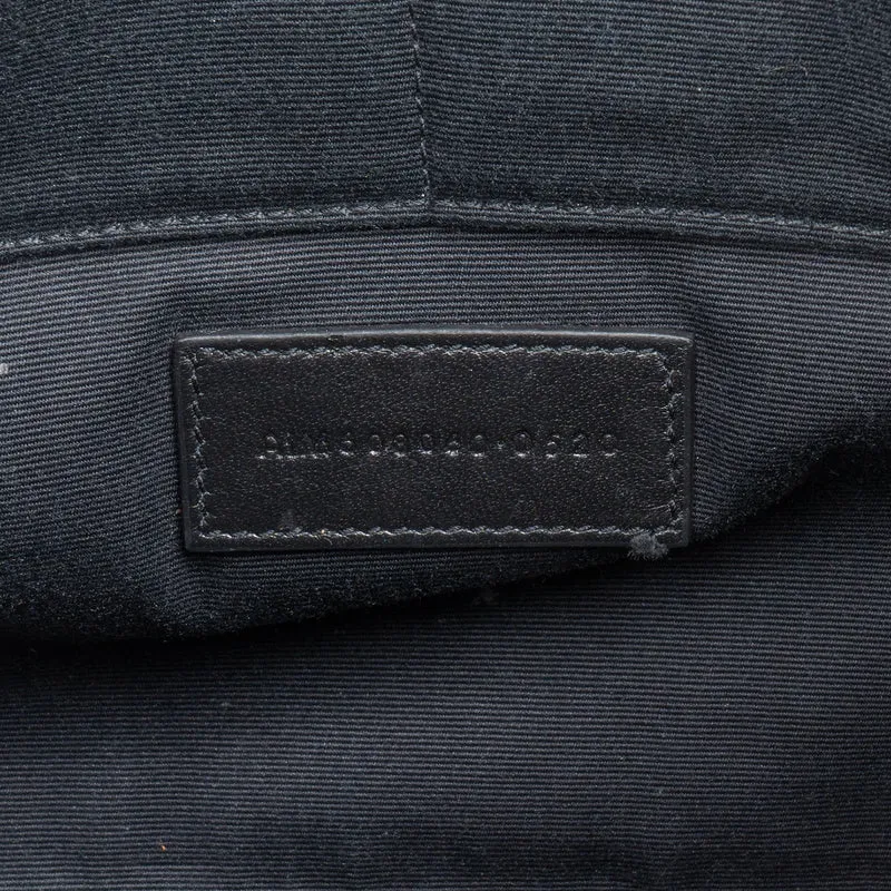 Yves Saint Laurent Grained Leather Zipped Clutch