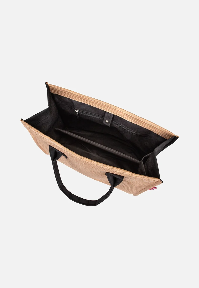 Daily Shopper Raffia Black - Tote Bag