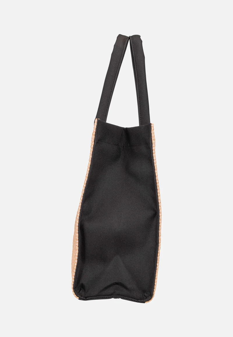 Daily Shopper Raffia Black - Tote Bag