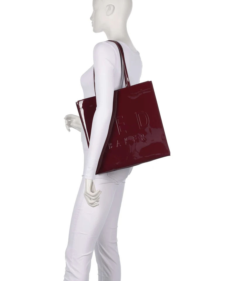 Ted Baker Iconny Shopper oxblood