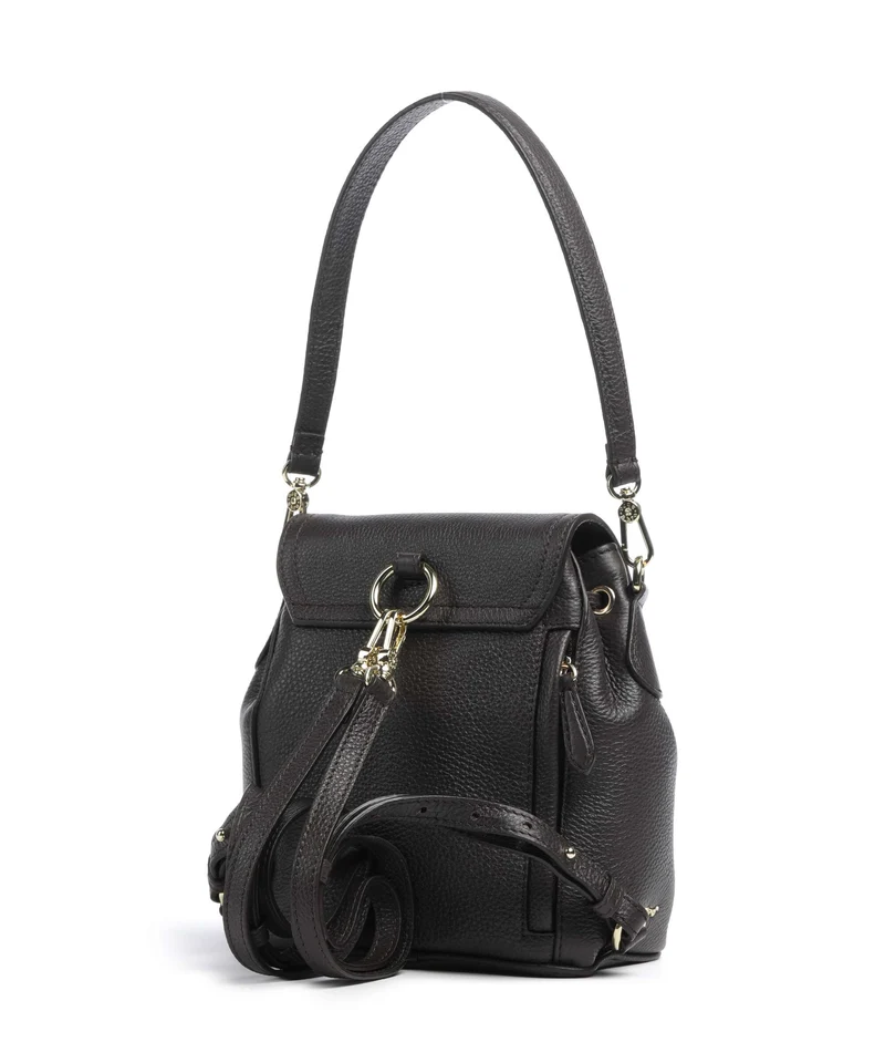 Abro Agave Daily Small Rucksack-Tasche dark brown