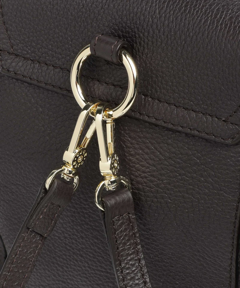 Abro Agave Daily Small Rucksack-Tasche dark brown