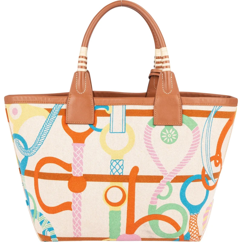 Hermès Canvas Monogram Steeple 25 Handbag