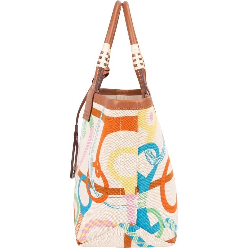 Hermès Canvas Monogram Steeple 25 Handbag