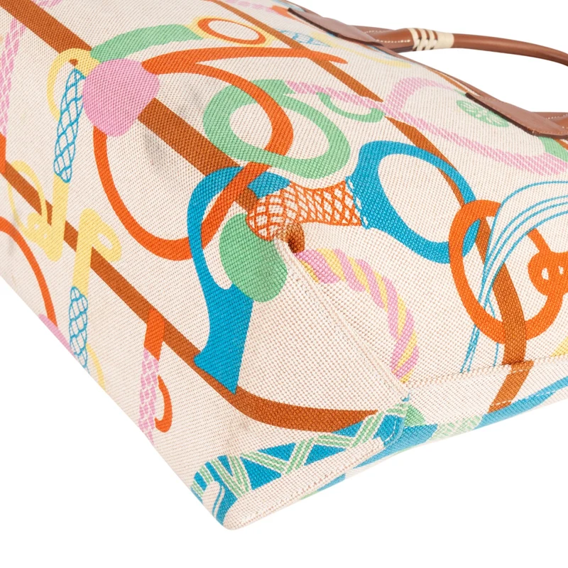 Hermès Canvas Monogram Steeple 25 Handbag