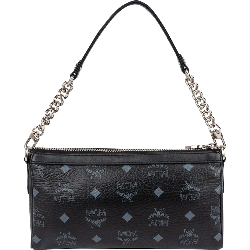 MCM Monogram Visetos Mini Baguette Shoulder Bag
