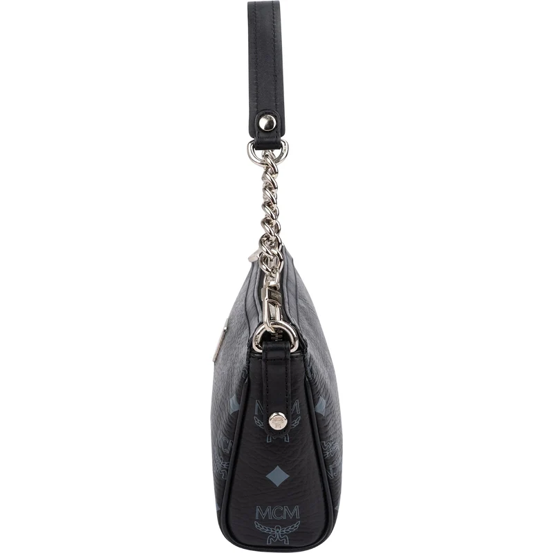 MCM Monogram Visetos Mini Baguette Shoulder Bag