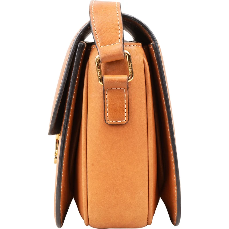 Celine Canvas Leather Triomphe Crossbody Bag