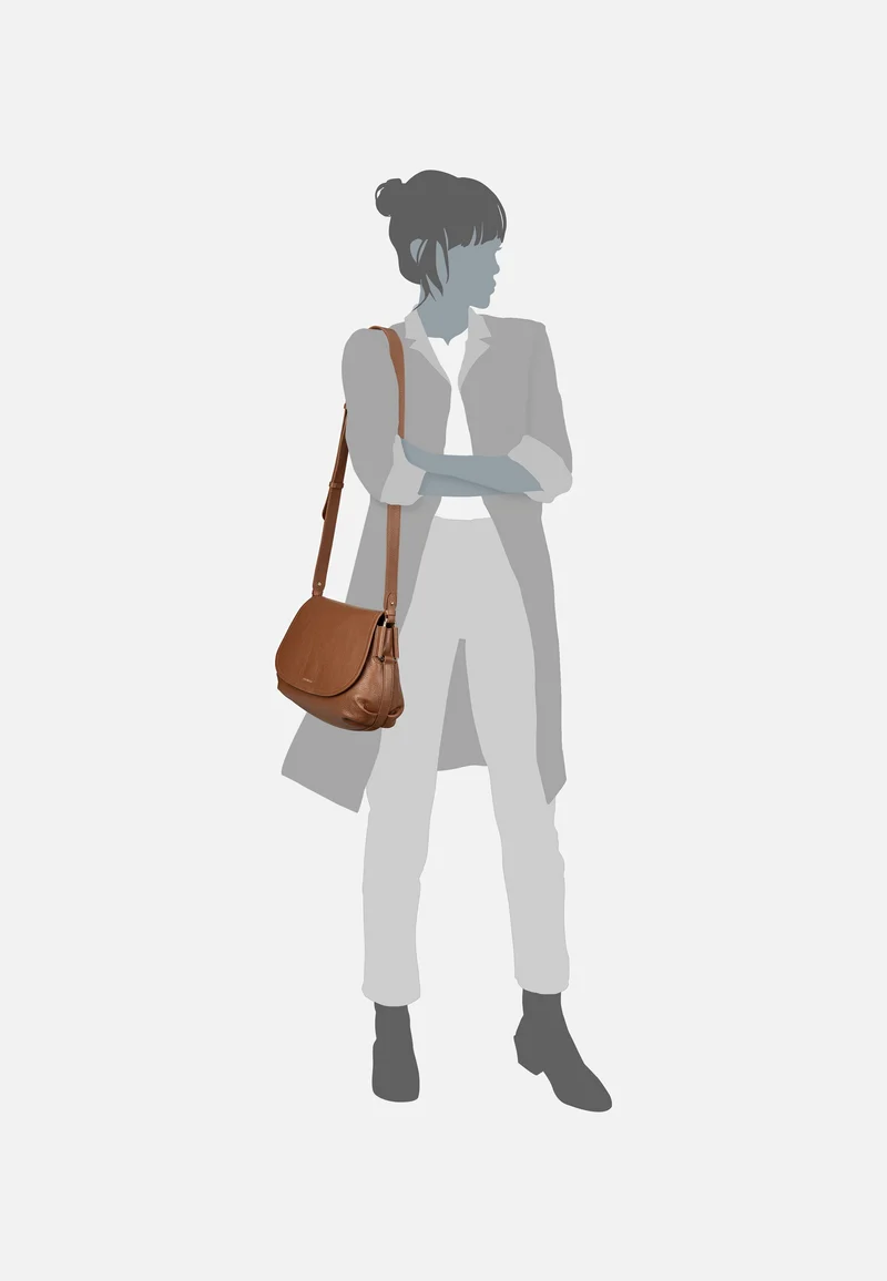 Rebekka 1501 Cognac - Saddle Bag