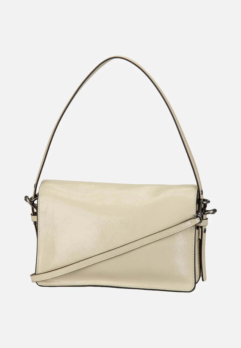Audrey S Lack Distressed Biscotti - Shoulder Bag