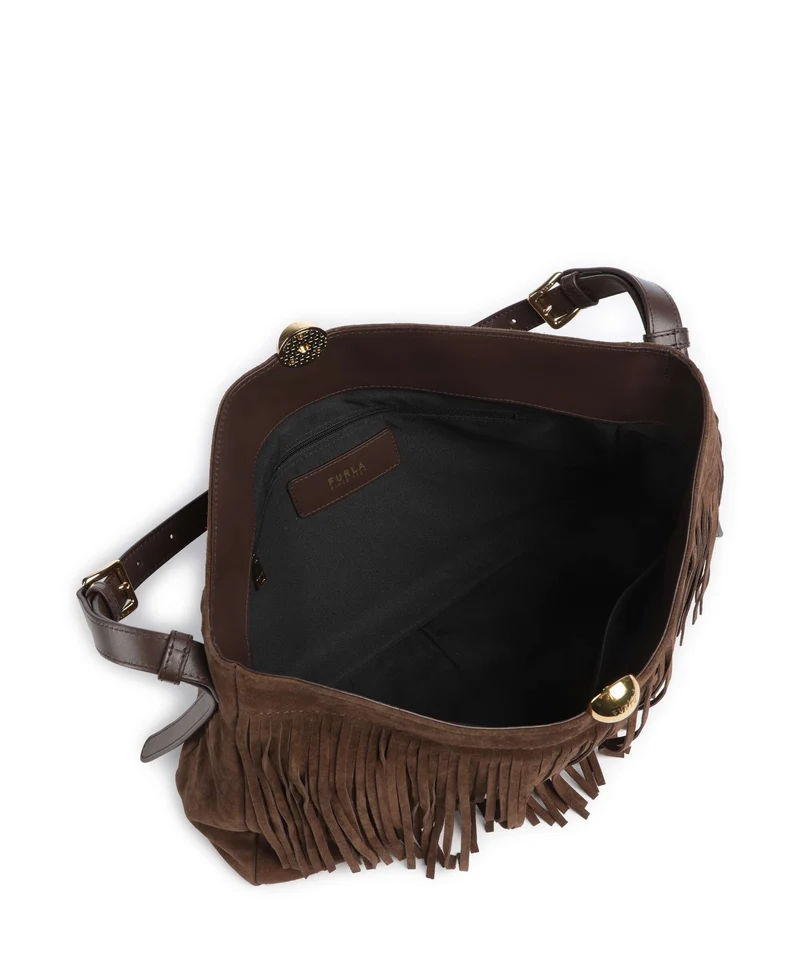 Furla Sfera Soft L Beuteltasche toni cioccolato