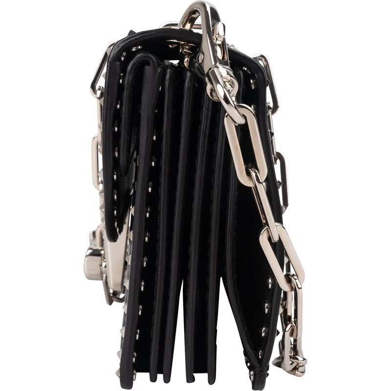 Valentino Garavani Rockstud Multi Pocket Double Flap Turnlock Crossbody Bag