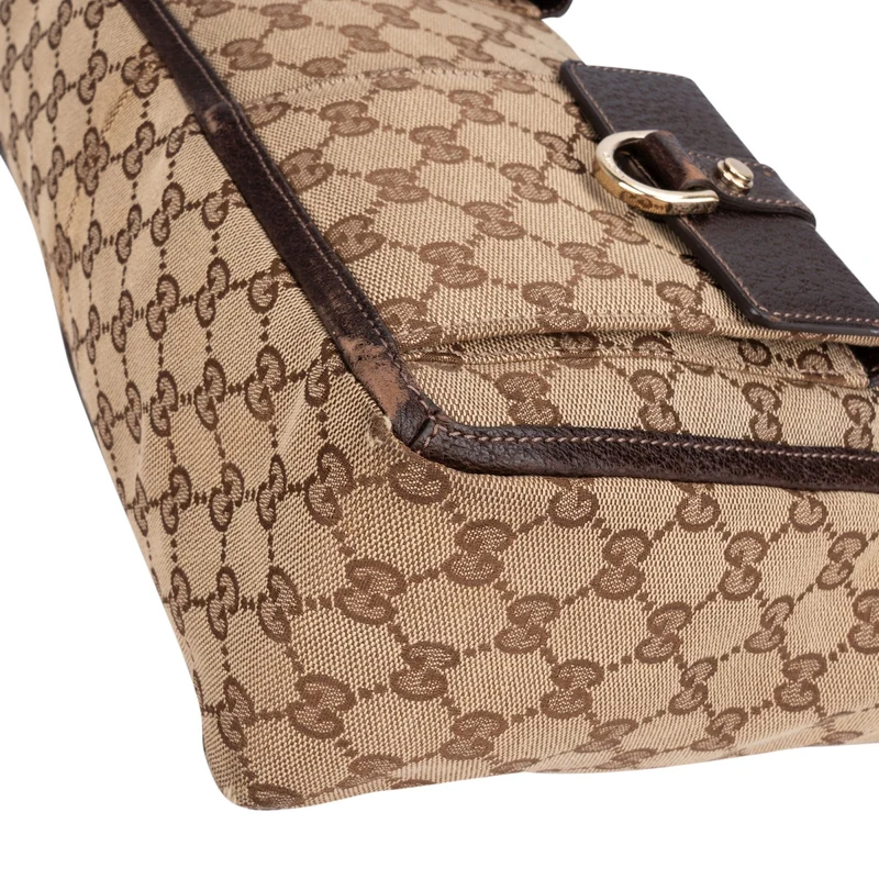 Gucci Monogram GG Canvas Abbey D-Ring Shoulder Bag