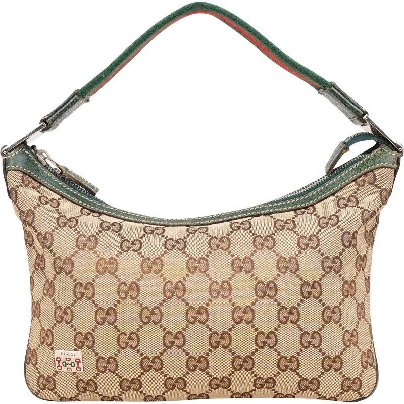 Gucci Monogram GG Web Sherry Line Handbag
