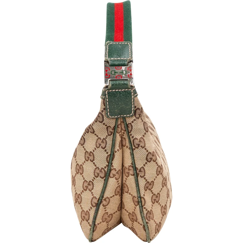 Gucci Monogram GG Web Sherry Line Handbag