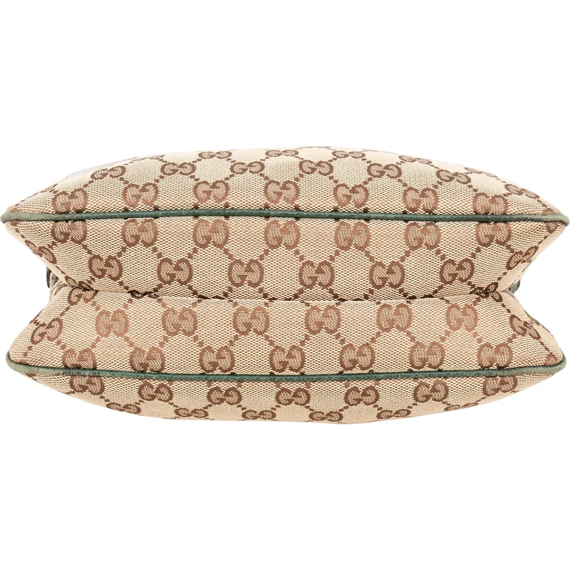 Gucci Monogram GG Web Sherry Line Handbag