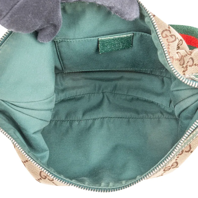 Gucci Monogram GG Web Sherry Line Handbag