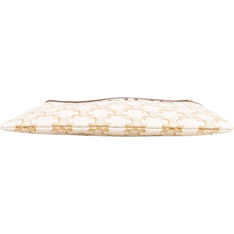 Celine Triomphe Monogram Canvas Clutch
