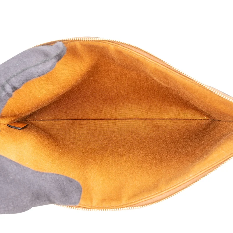 Celine Triomphe Monogram Canvas Clutch