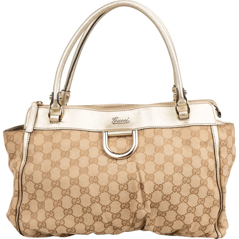 Gucci Monogram GG Canvas Abbey D-Ring Shoulder Bag