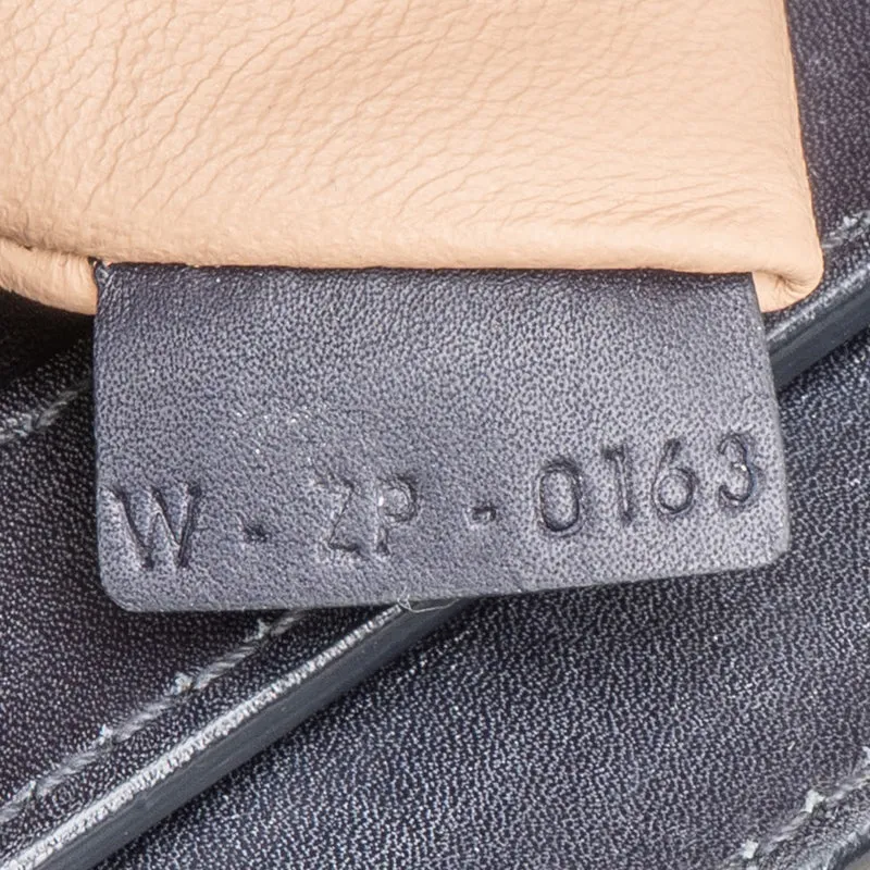 Céline Tricolor Leather Luggage Handbag