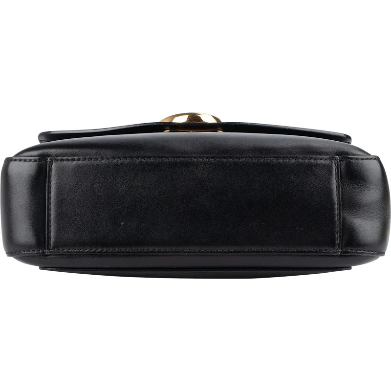 Chloé Black Leather C Shoulder Crossbody Bag