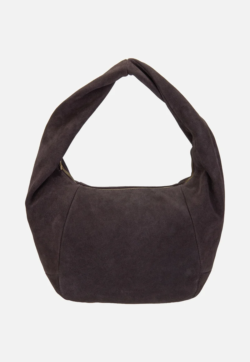 Farrah II Hobo M Hydro Suede Deep Soil - Hobo Bag