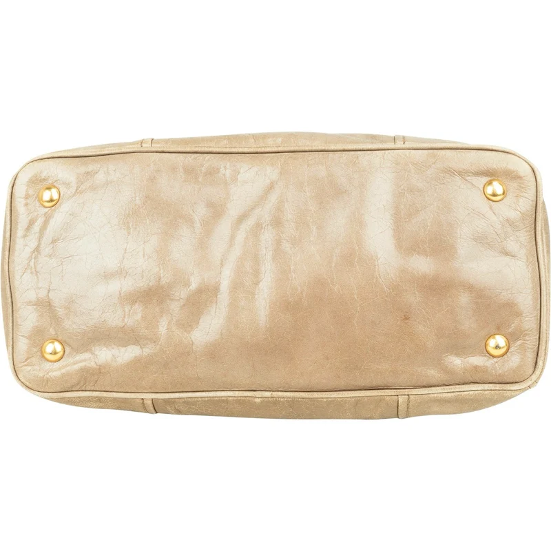 Miu Miu Vitello Lux Leather Handbag