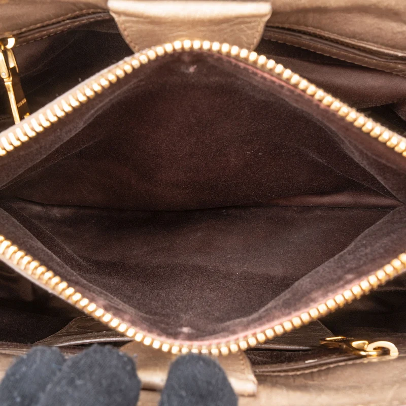 Miu Miu Vitello Lux Leather Handbag