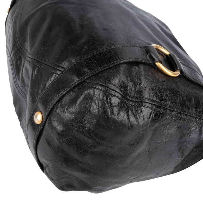 Miu Miu Vitello Lux Bow Hobo Handbag