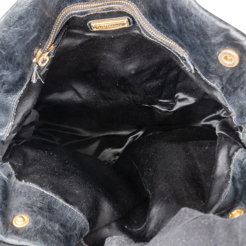 Miu Miu Vitello Lux Bow Hobo Handbag
