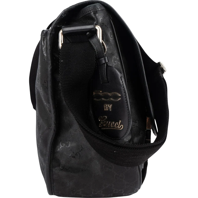 Monogram GG Imprimé Fiat 500 by Gucci Messenger Crossbody Bag