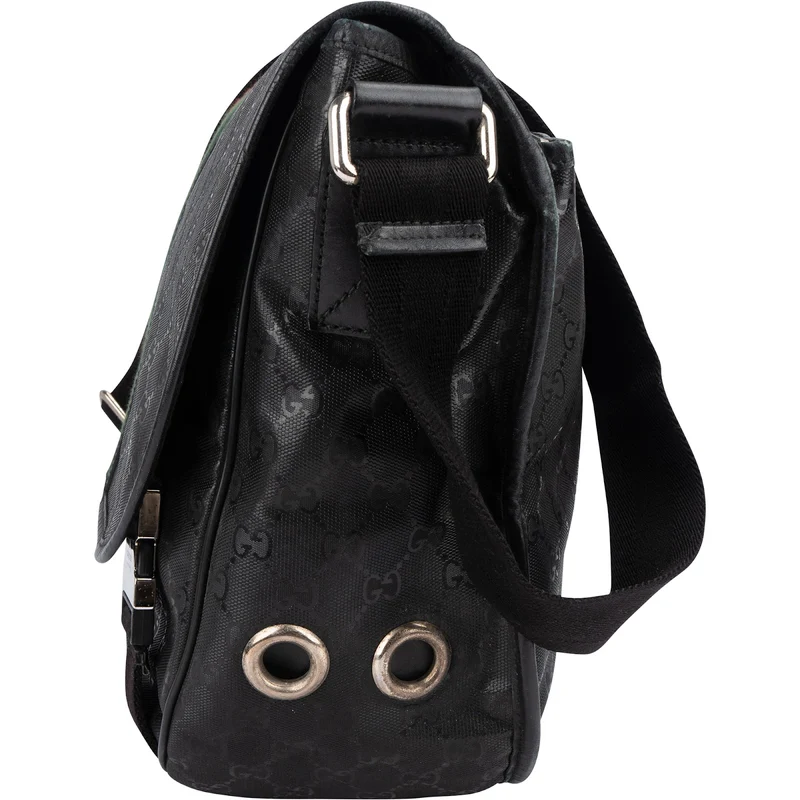 Monogram GG Imprimé Fiat 500 by Gucci Messenger Crossbody Bag