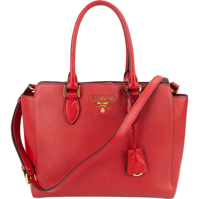 Prada Saffiano Leather Tote Handbag