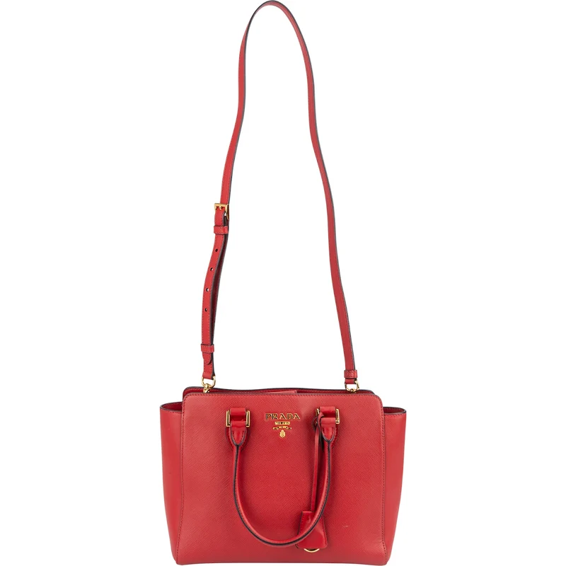 Prada Saffiano Leather Tote Handbag