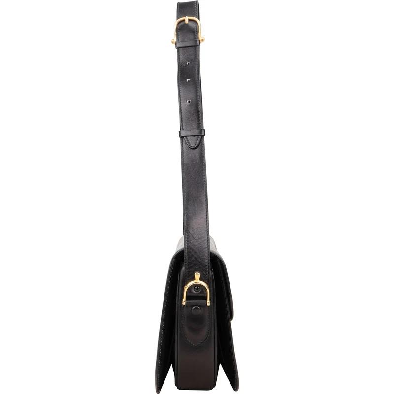 Céline Box Calfskin Leather Triomphe Shoulder Bag