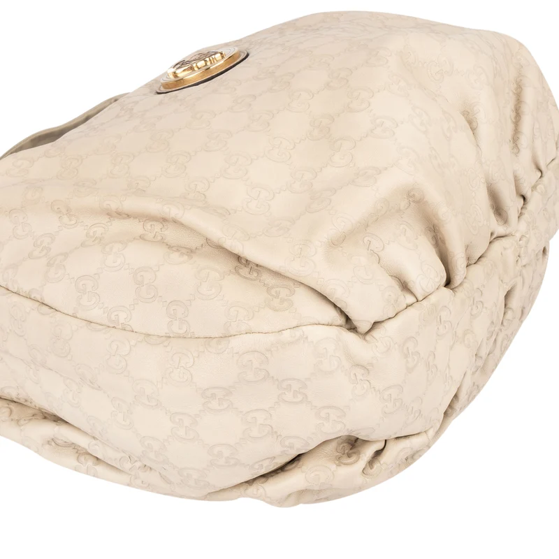 Gucci Leather GG Monogram Guccissima Hysteria Handbag