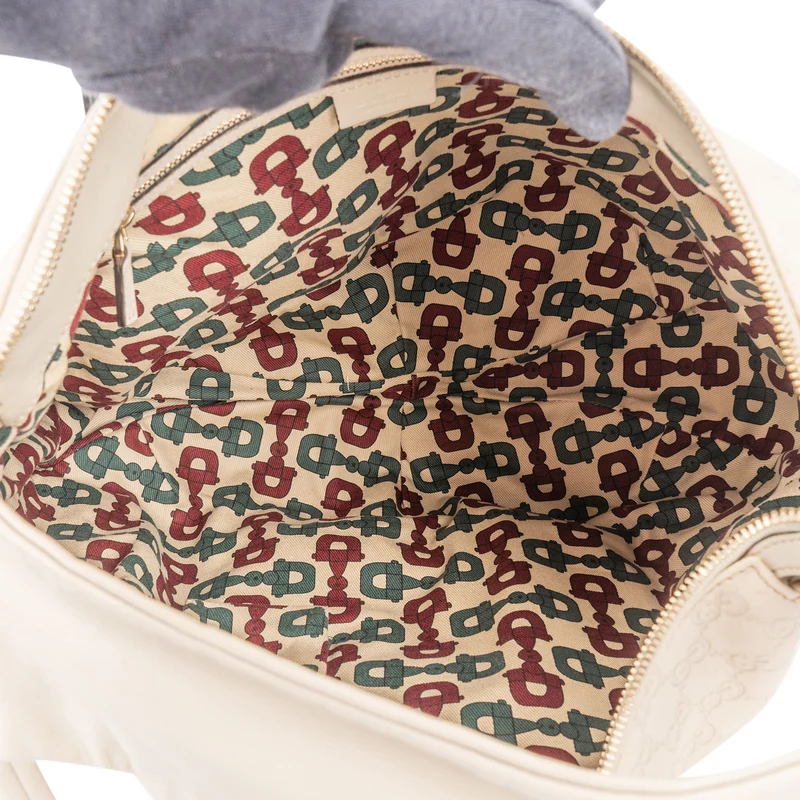 Gucci Leather GG Monogram Guccissima Hysteria Handbag